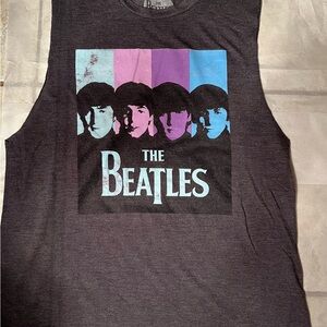 Vintage Beatles Grey Graphic Tee